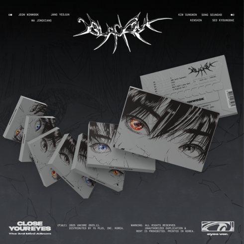 PRE-ORDER] CLOSE YOUR EYES 3RD MINI ALBUM 'BLACKOUT' - EYES